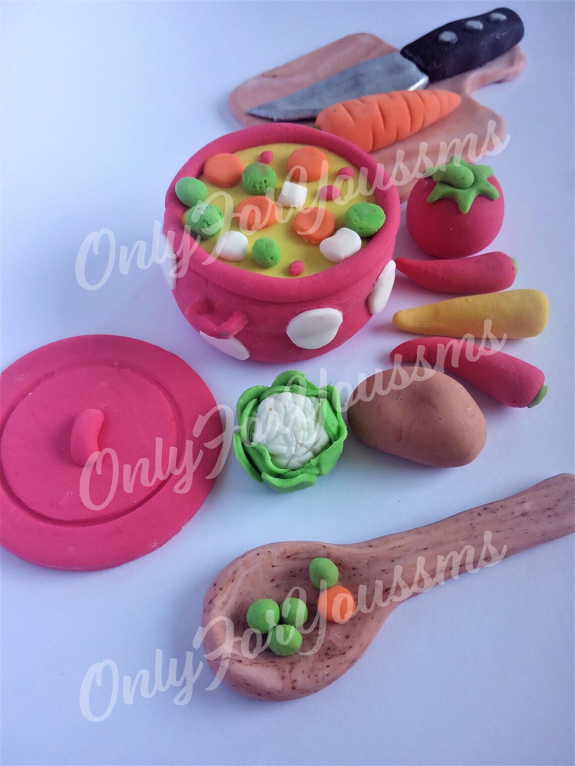 Cooking Fondant Cake Topper, Kitchen Themed Fondant Topper, Fondant Pot ...