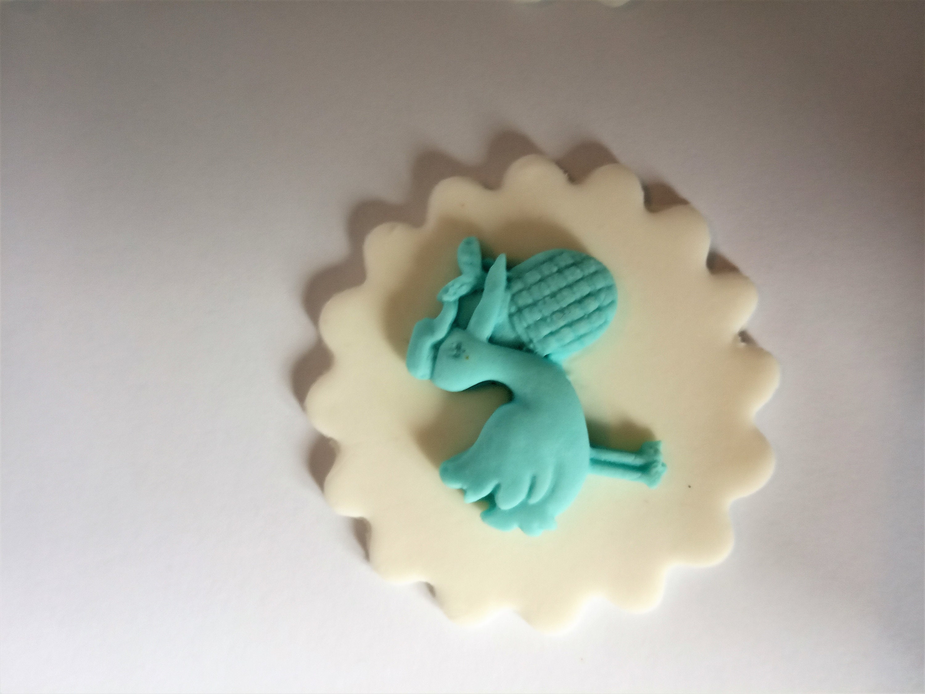 Fondant Cupcake Toppers, Classic Baby Fondant Toppers, Babyshower Cupcake Topper, Baby Shower