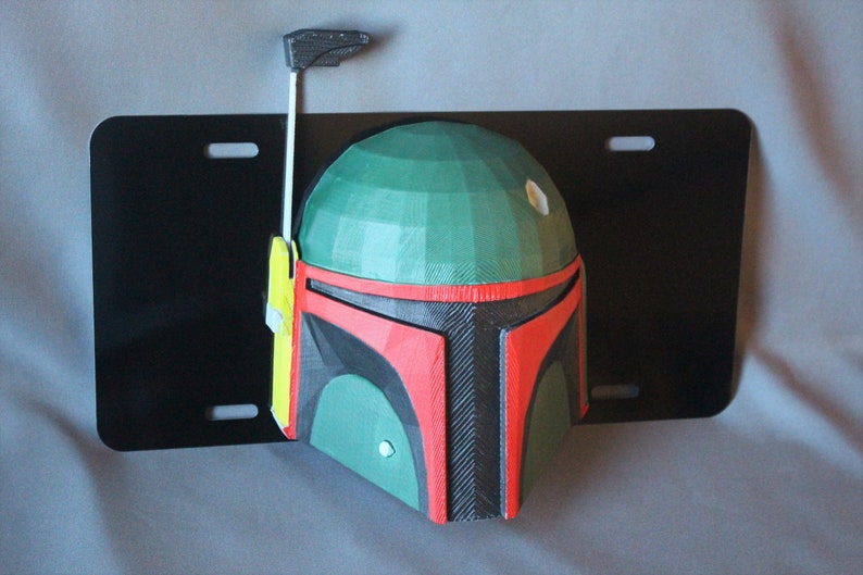 boba fett license plate frame