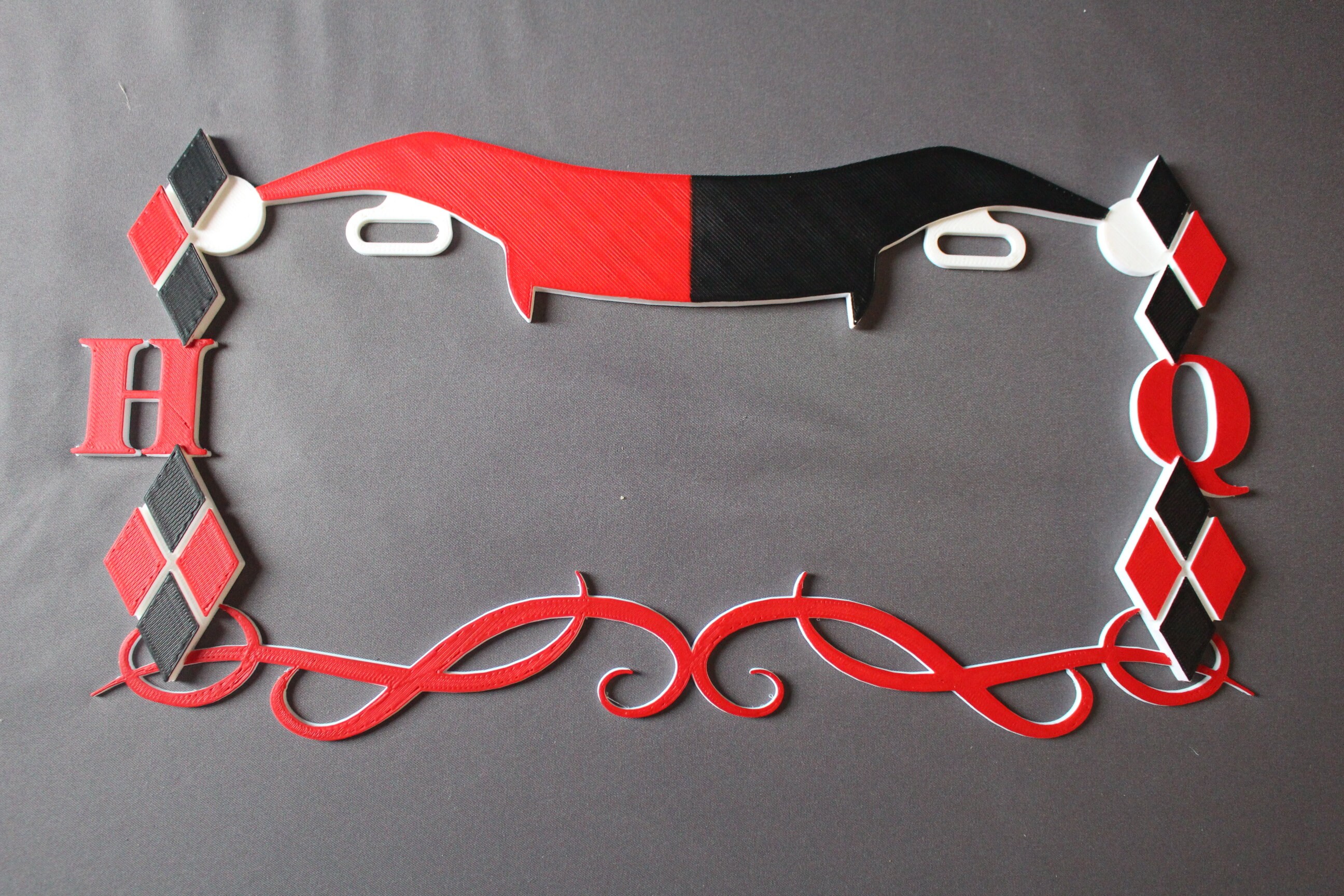 Harley Quinn DC Universe License Plate Frame / Cover Etsy