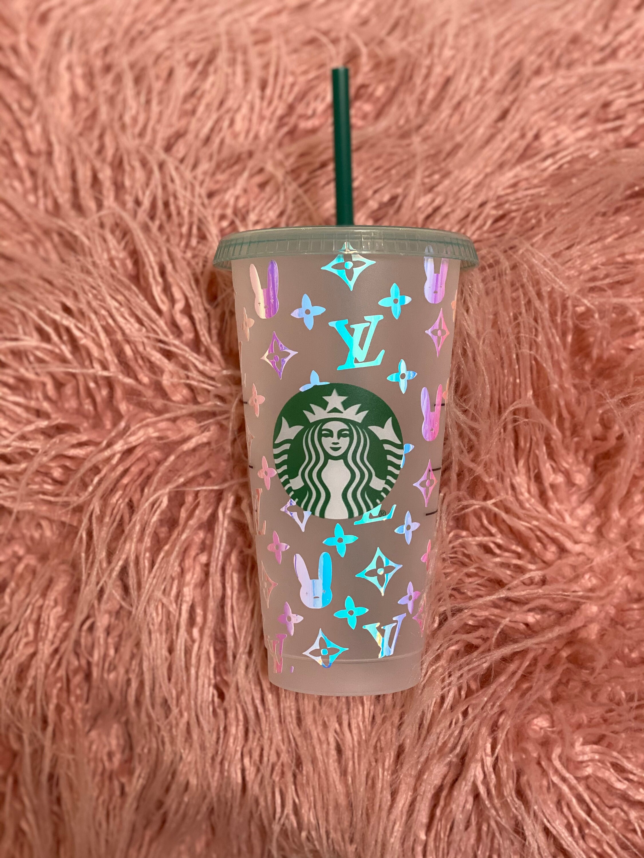 Bad Bunny Starbucks Venti Cold Brew Reusable Cup Etsy