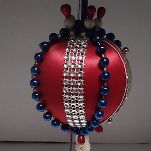 Ornate  ornament  PATRIOTIC Veteran Active Military Gift - with tassel