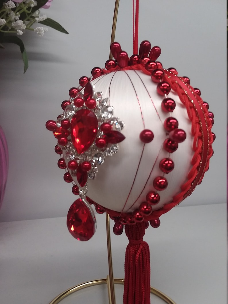 Valentine/'s Day ornament Ruby Tuesday Jeweled ornament gift