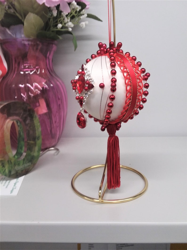 Valentine/'s Day ornament Ruby Tuesday Jeweled ornament gift