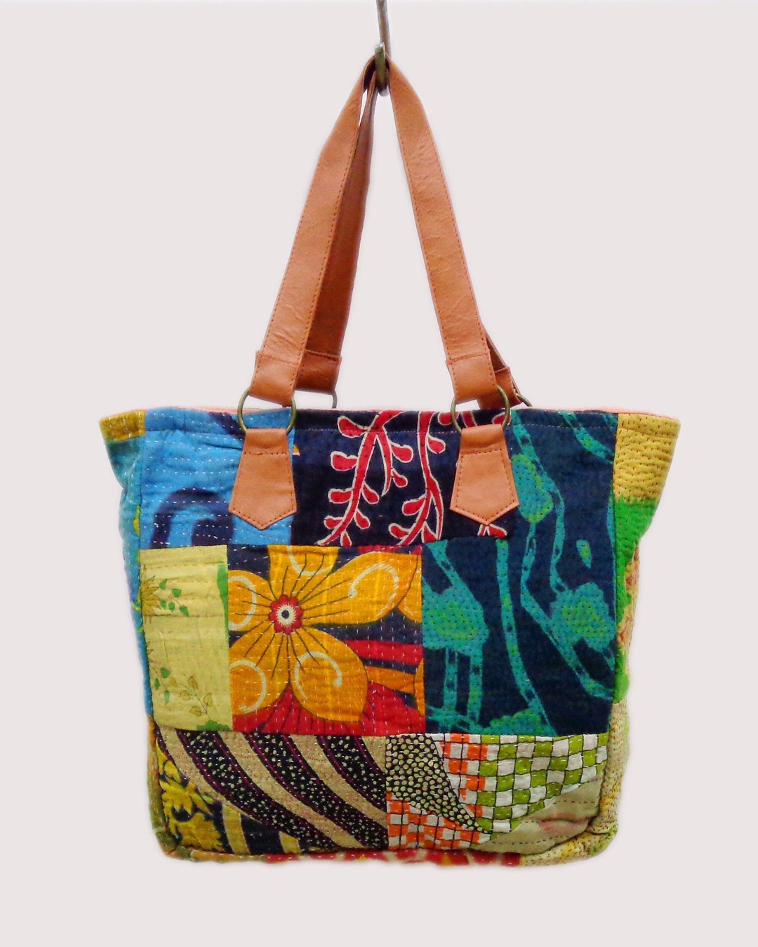 Kantha Shoulder Bag_101 — One-of-a-Kind Vintage Textile Bag
