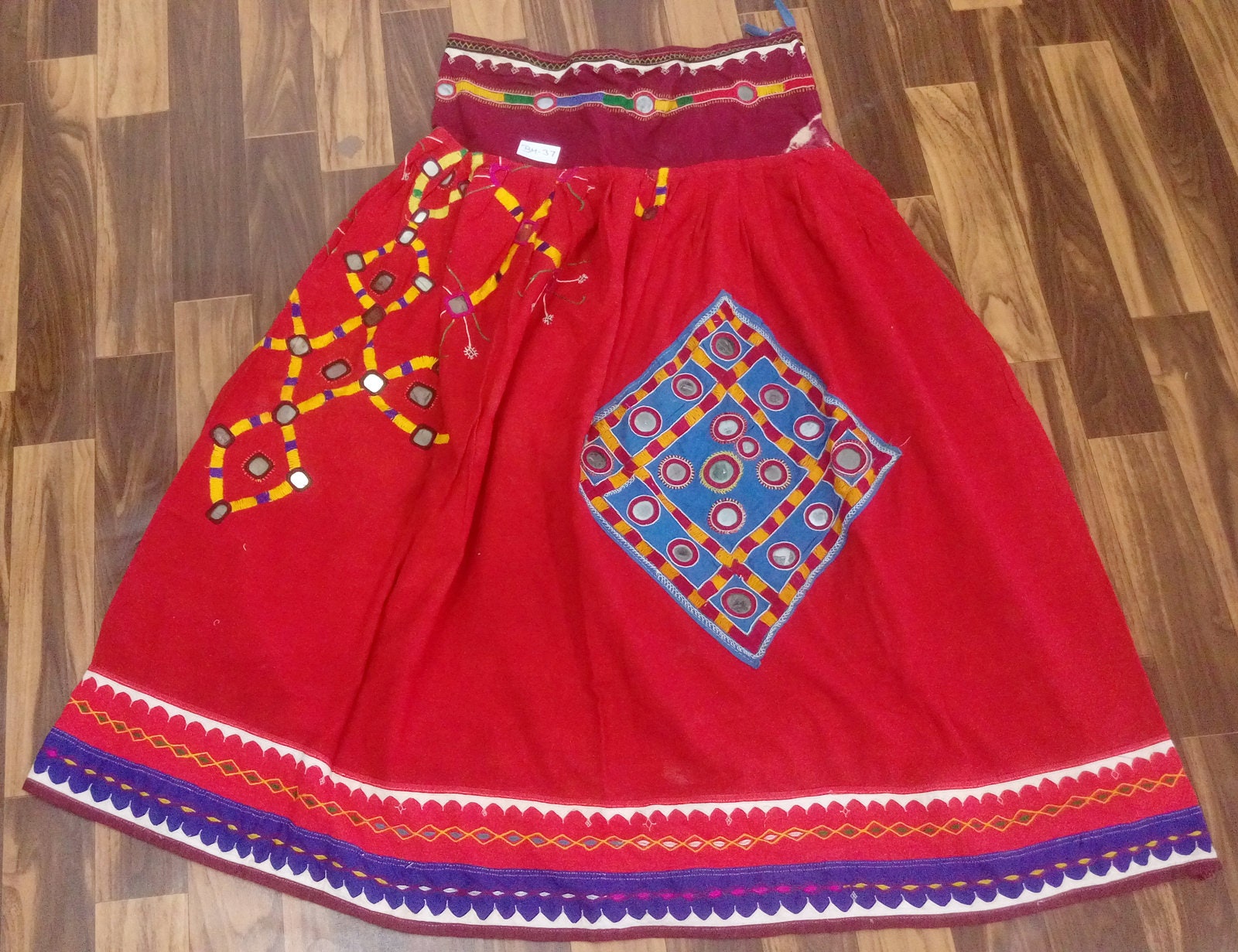 Vintage Handmade Skirt Women Tribal Skirt Ladies Embroidered Etsy