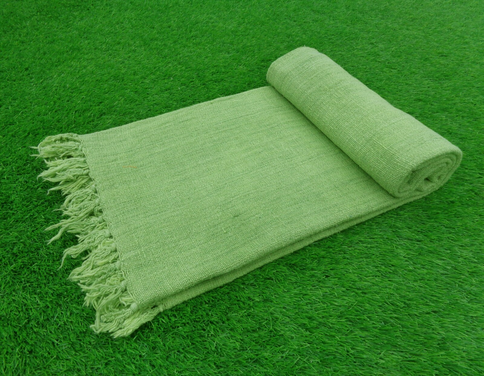 Handloom Cotton Throw Indian Cotton Blanket Raw Cotton Throw Etsy