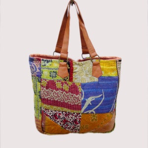 20Pc Wholesale Lot, Vintage Kantha Bag, Kantha Tote Bag, Patchwork Shoulder Bag, Kantha Shopping Handbag Luggage Bag, Indian Cotton Bag,