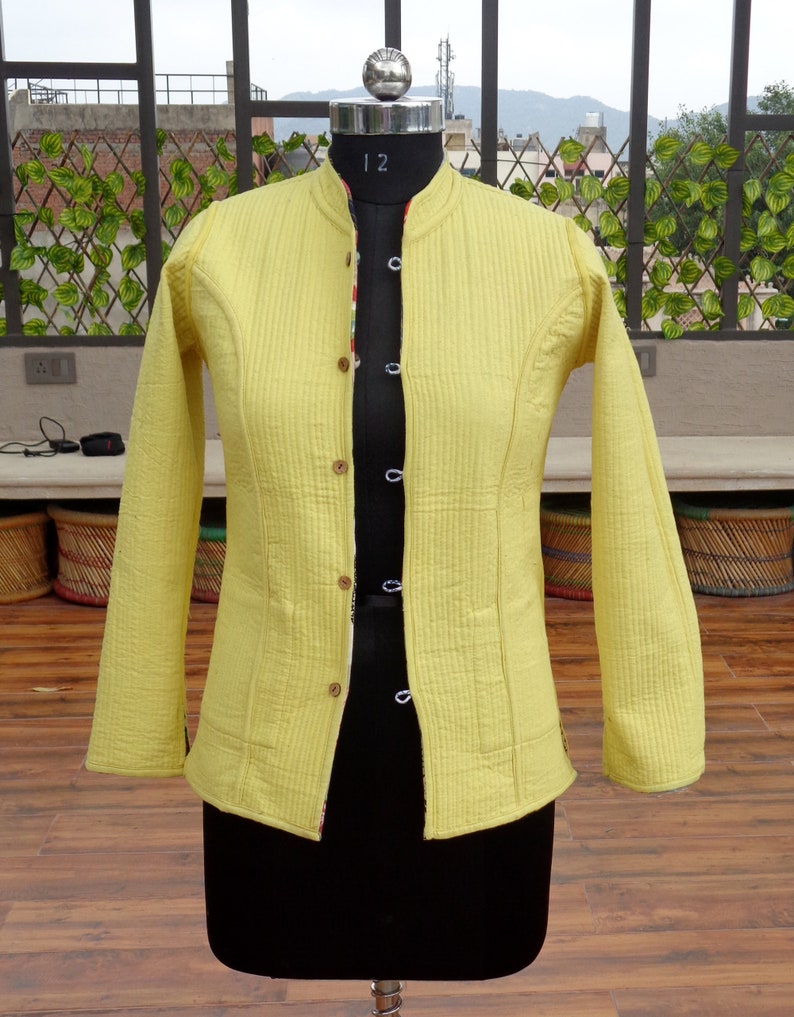 Indian Women Jacket Cotton Reversible Jacket Assorted Etsy