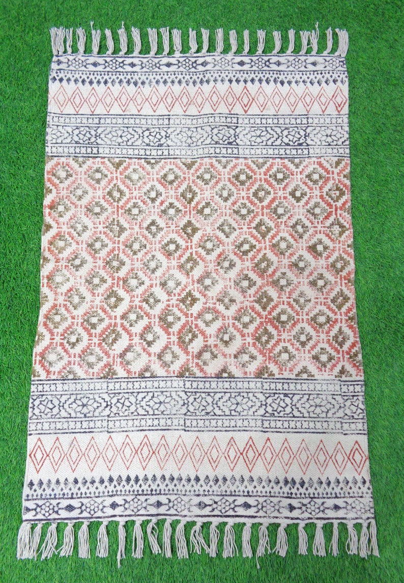 3x5 Ft Indian Handmade Rug/handwoven Rug/premium Rug/floor Etsy