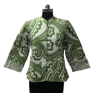 20Pc Reversible Cotton Quilted Jacket Handmade Women Short Jacket Casual Wear Floral Jacket Indian Quilted Handmade Jacket Assorted Design