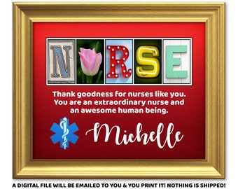 Personalized Nurse Gift for Nurse Appreciation Gift for Nurse Gift, Nurse Gift Ideas, Nurse thank you gift for Nurse Gifts, Nurse thank you