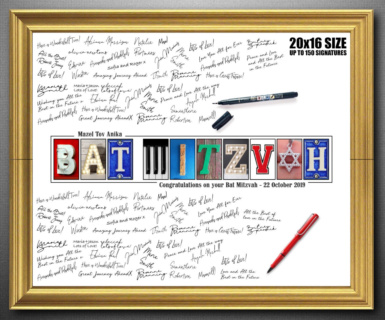 Bat Mitzvah Guest Book for Bat Mitzvah Favors Bat Mitzvah - Etsy