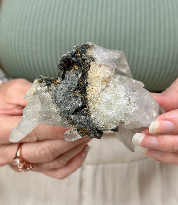 ヒマラヤ水晶 ブラックトルマリン入り水晶 ヒマラヤ水晶クラスター