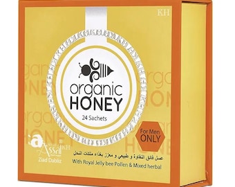 Paramount Organic Honey (Pack of 24 Sachets / 10 Gram each )