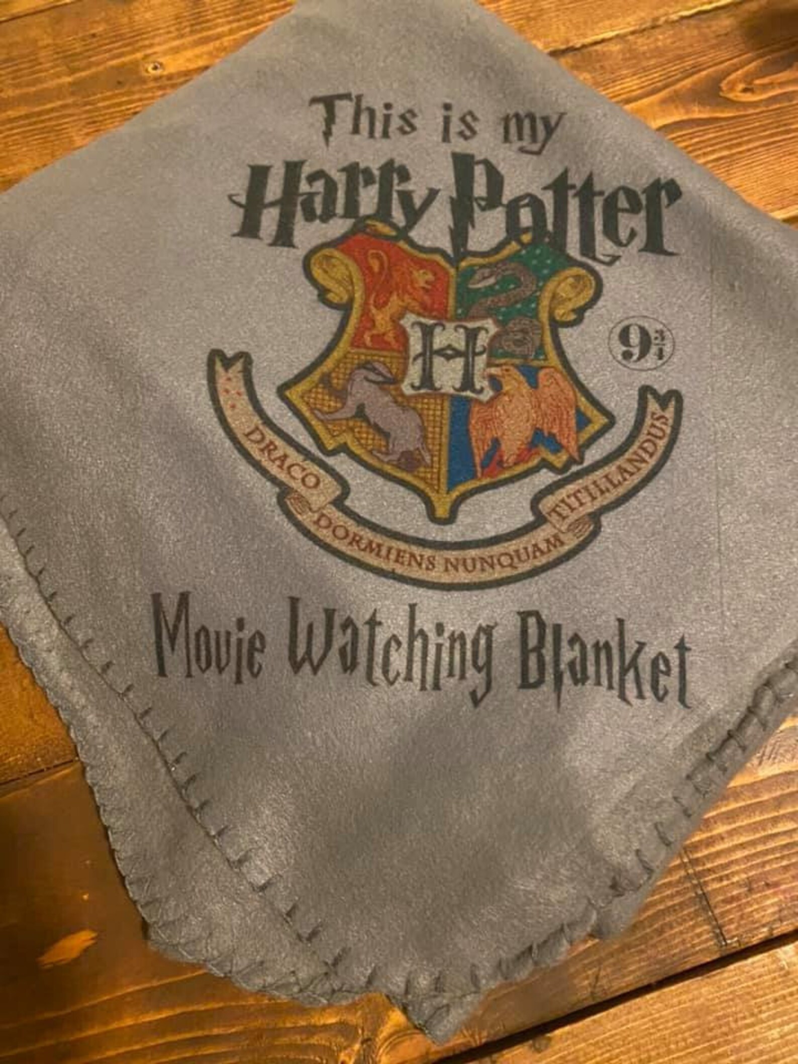 Harry Potter throw blanket Etsy