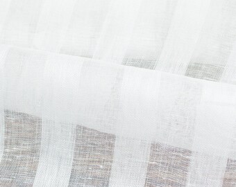 140cm 54 linen light linen by the yard white linen for curtains Sheer white linen fabric by the meter linen curtain fabric