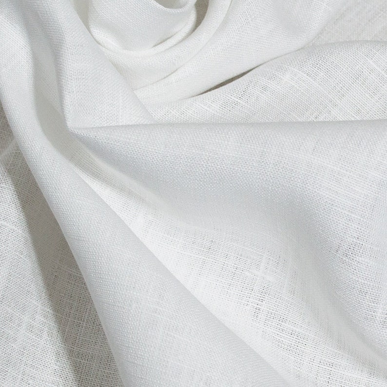 Medium Weight Linen Natural Linen Fabric Medium Weight Linen Etsy
