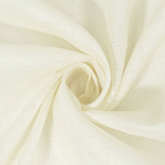 Sheer linen fabric 80 gsm Natural Linen Fabric Linen curtain Etsy