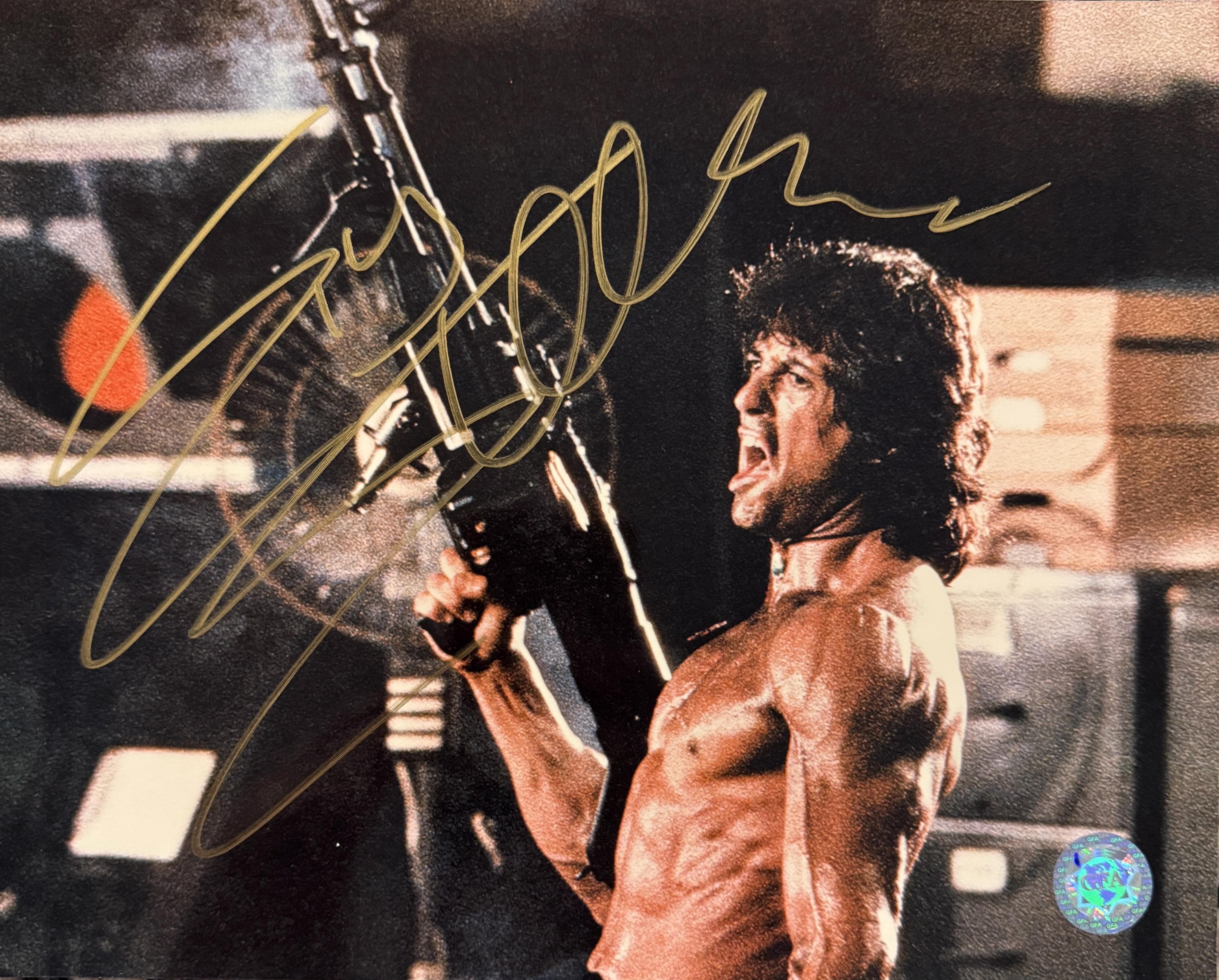 Sylvester stallone signed - Etsy 日本