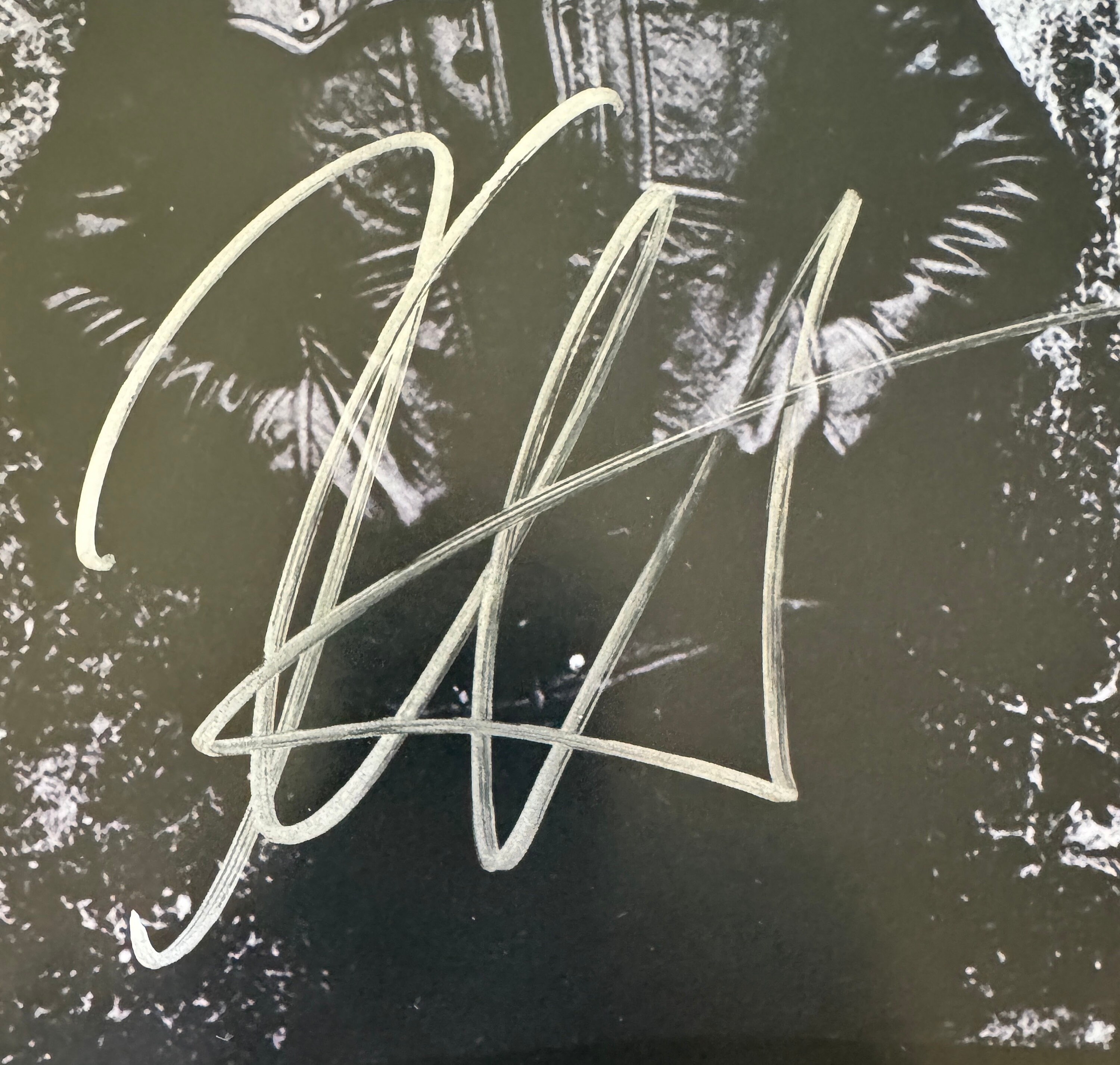 Metallica Original Autographed “death Magnetic” Horizontal Poster