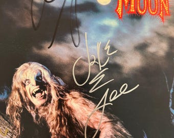 Ozzy Osbourne Plus 4 Original Autographed “bark at the Moon” LP