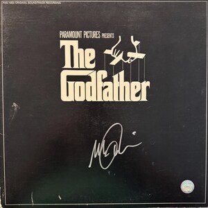 Al Pacino Original Autographed “The Godfather” Soundtrack LP Cover (COA)