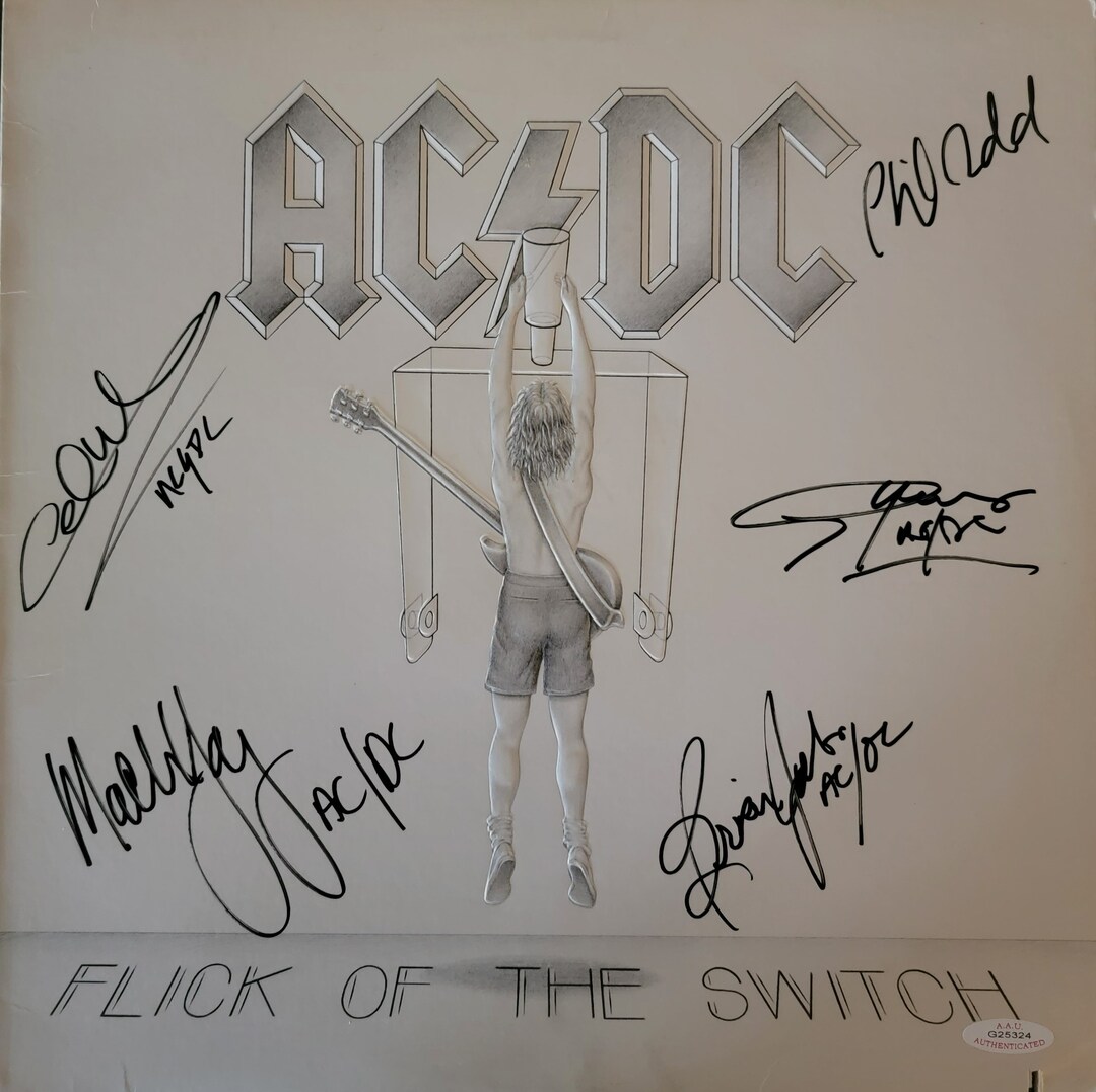 AC/DC Autographed 