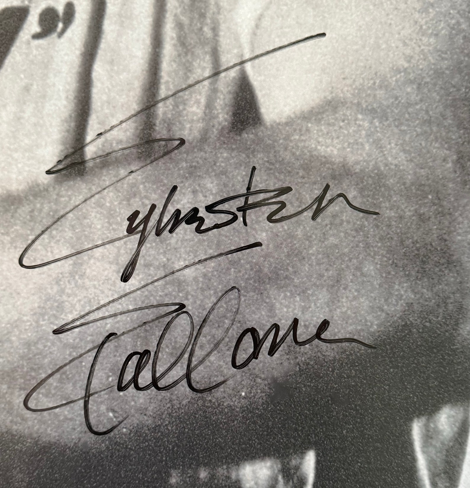 ROCKY - SYLVESTER STALLONE & MR T signed autographed photo COA Hologram main image 1