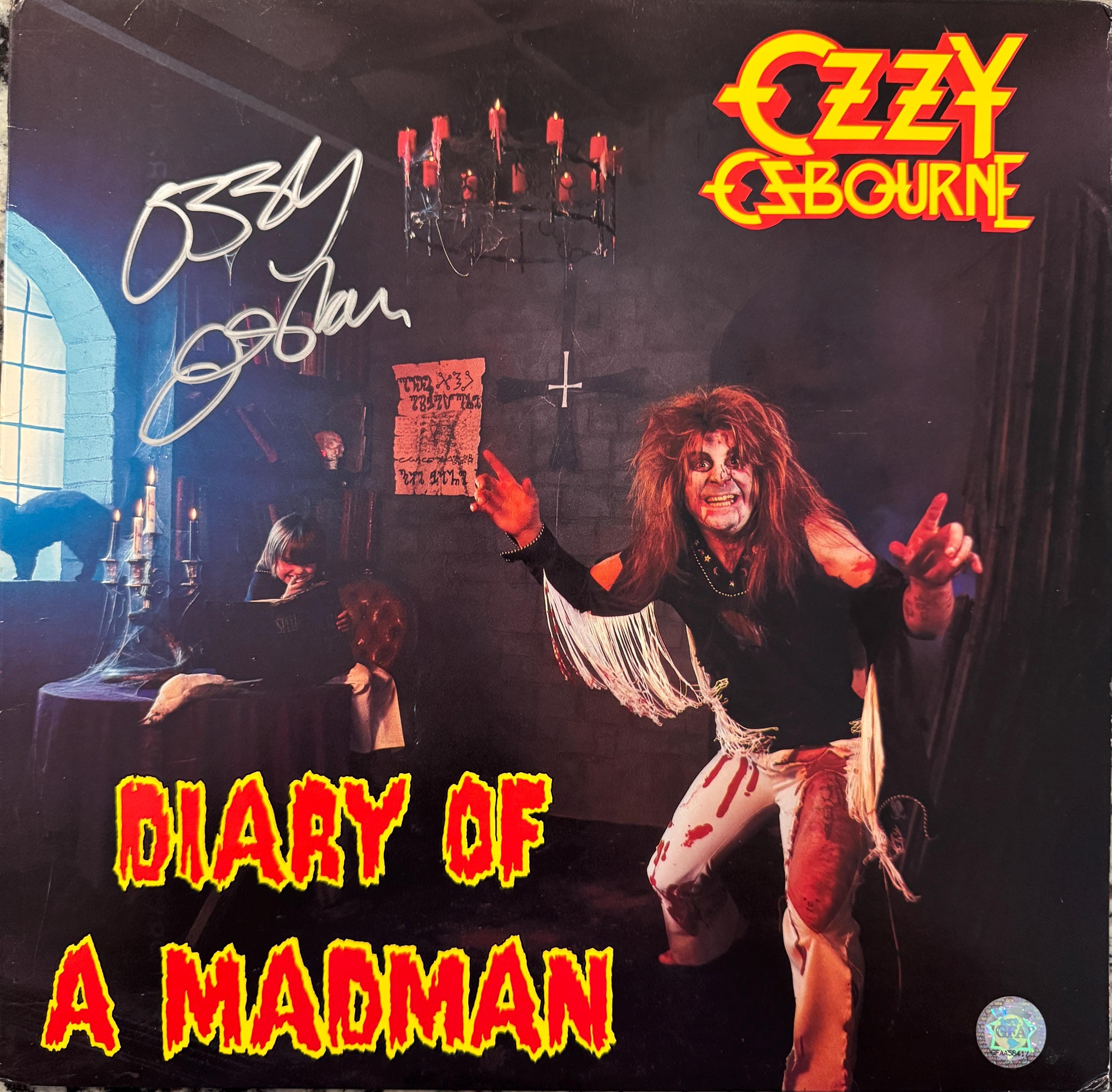 Signed ozzy osbourne memorabilia - Etsy 日本
