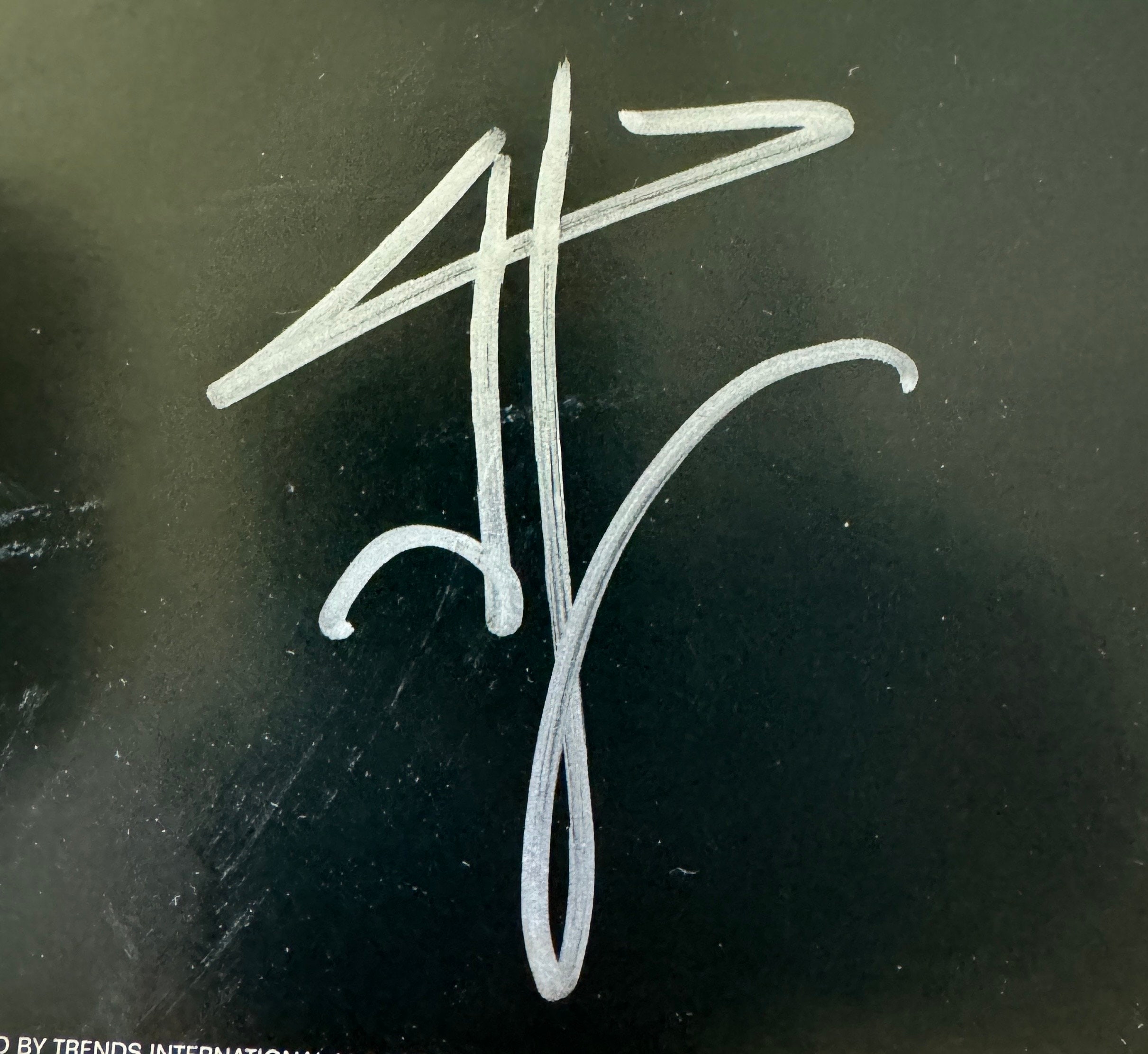 Metallica Original Autographed “death Magnetic” Horizontal Poster