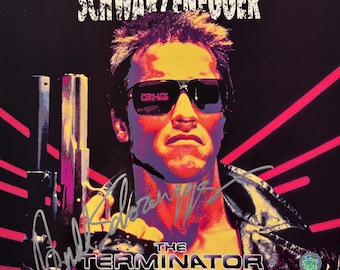 Arnold Schwarzenegger Original Autographed "The Terminator"  Laserdisc Cover (COA)
