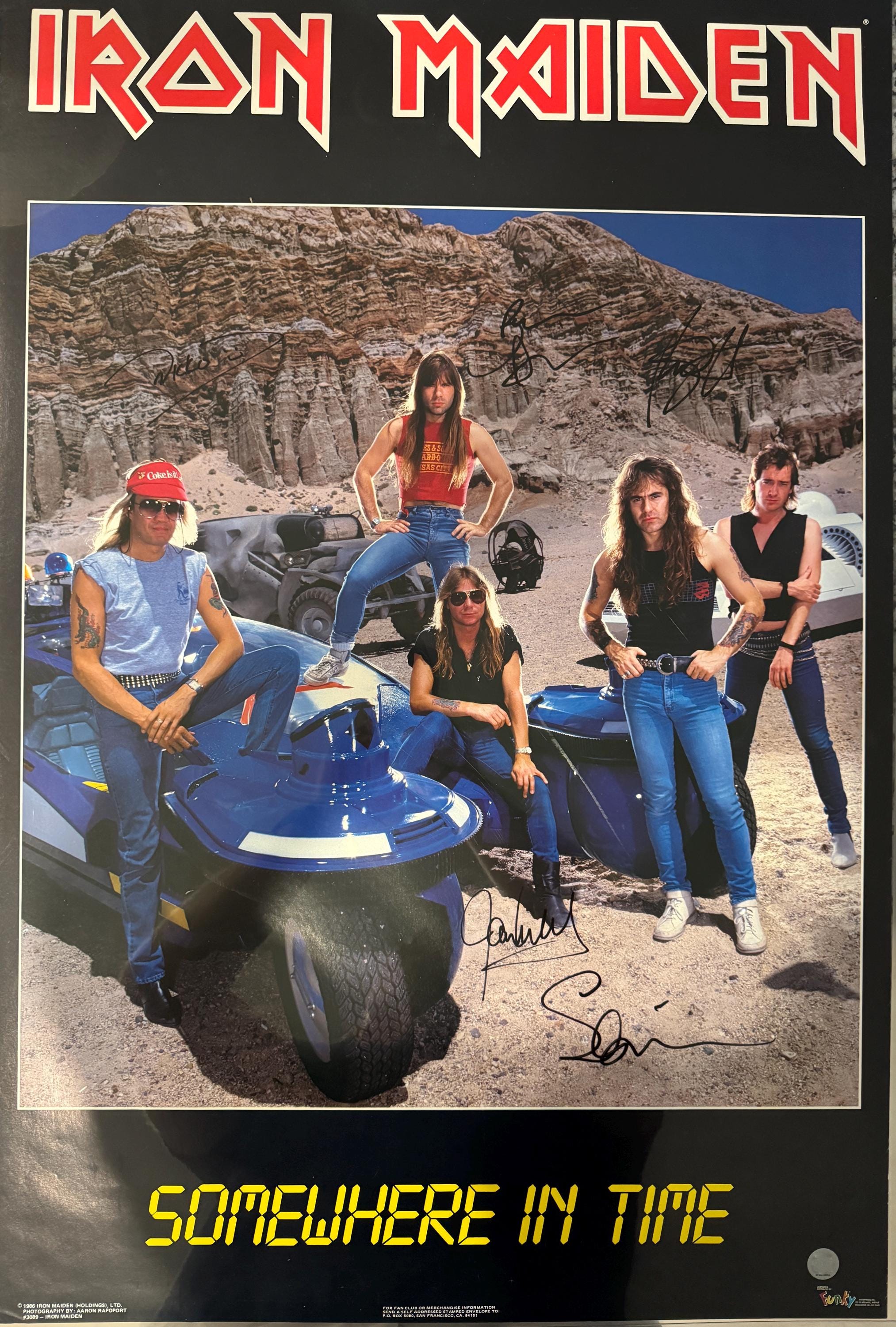 Somewhere in Time Iron Maiden Poster - Etsy