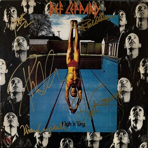 Def Leppard Original Autographed 