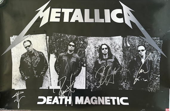 LLICA Death Magnetic ポスター METALLICA Death Magnetic BANNER HUGE 4X4 Ft Fabric Poster