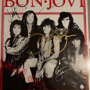 BON JOVI 直筆サイン入り写真 x2 - ジョン・ボン・ジョヴィ、リッチー BON JOVI 直筆サイン入り写真 x2 - ジョン・ボン・ジョヴィ、リッチー