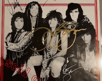 BON JOVI 直筆サイン入り写真 x2 - ジョン・ボン・ジョヴィ、リッチー