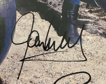 【超貴重！】初期IRON MAIDEN  直筆サイン入りハンカチ(^_−)−☆ Iron Maiden Original Autographed 
