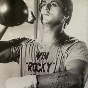 Sylvester Stallone Autographed &quot;Rocky&quot; Poster (COA)