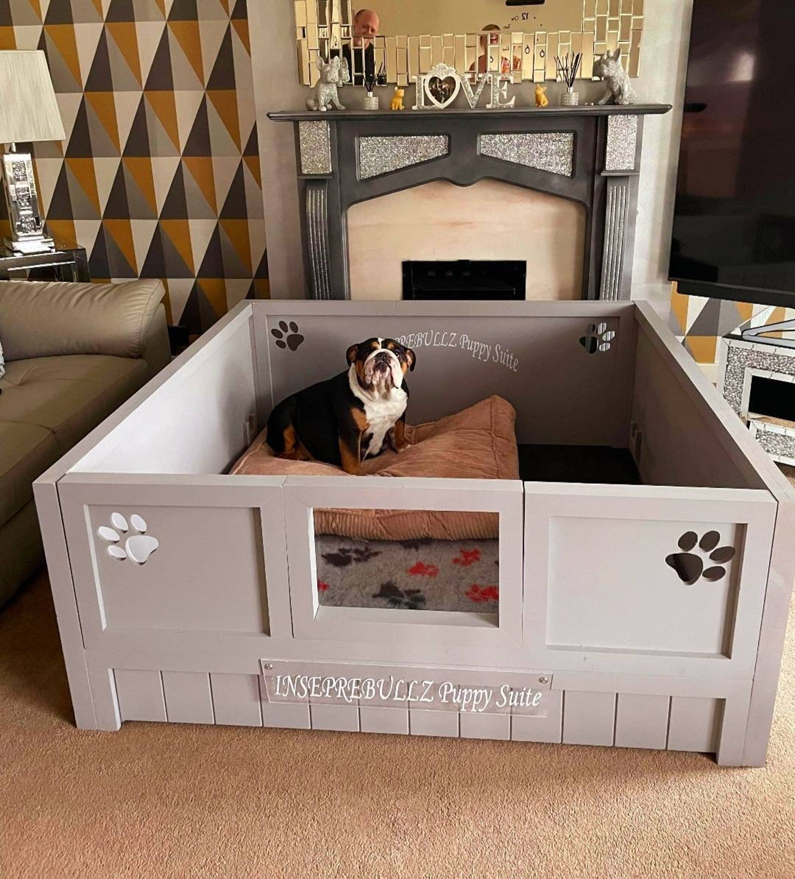 Whelping bed luxury & collapsible Etsy