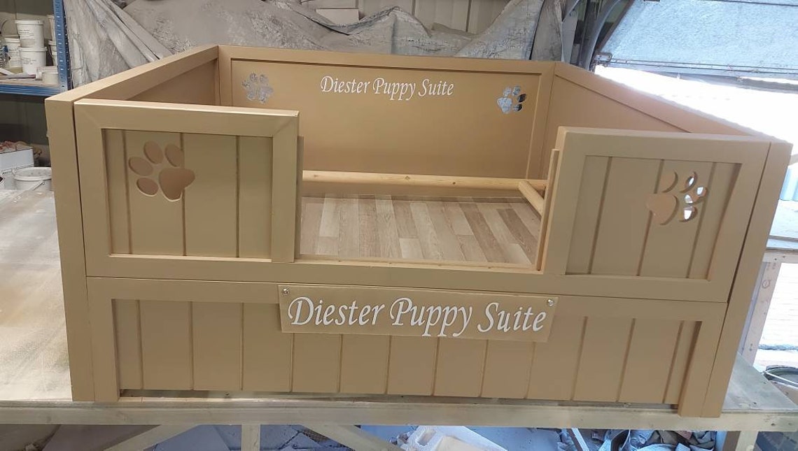 Whelping bed luxury & collapsible Etsy