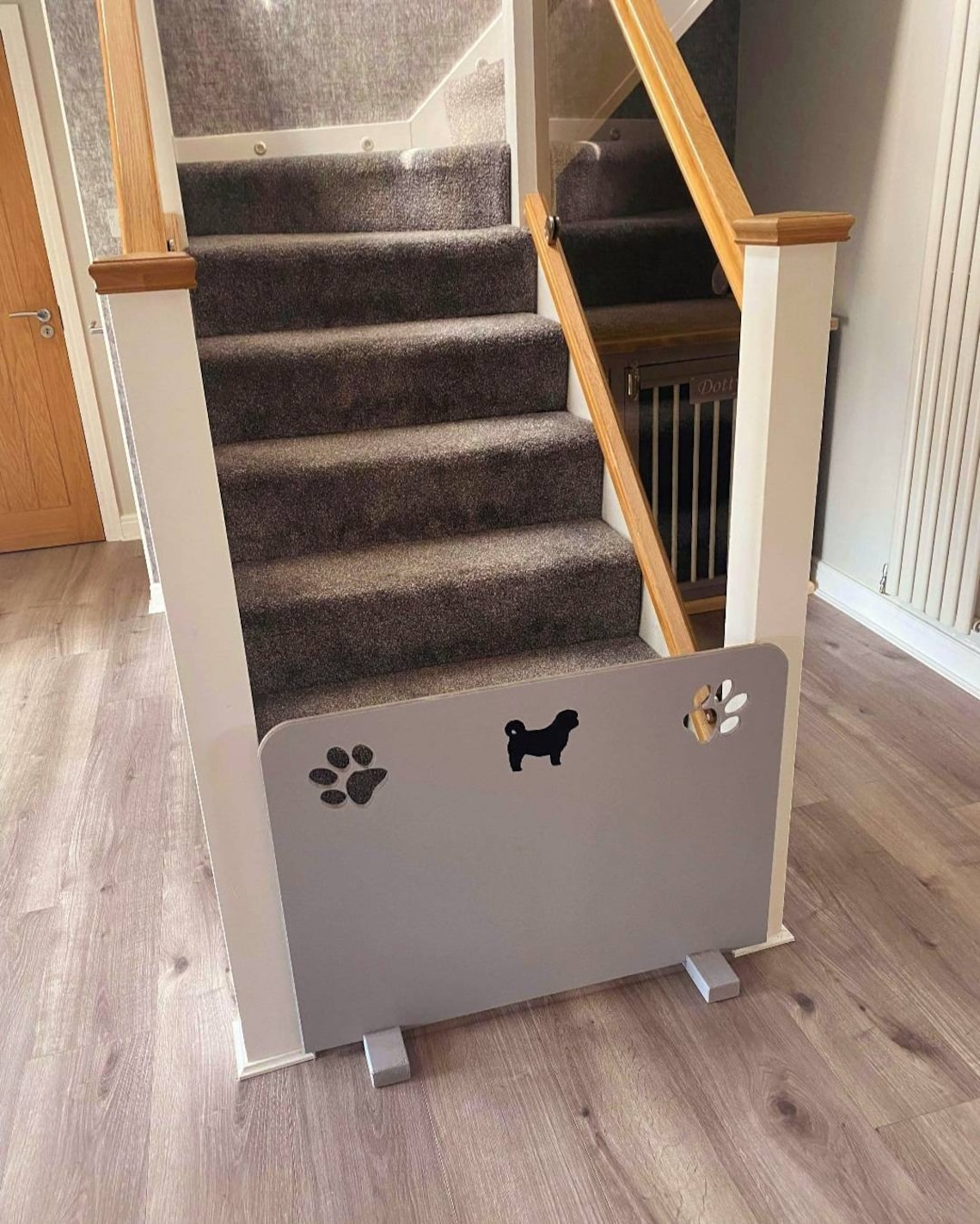 Luxury dog stair gate Etsy
