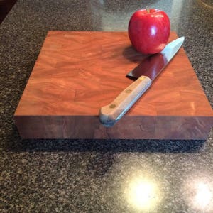 End grain carving board