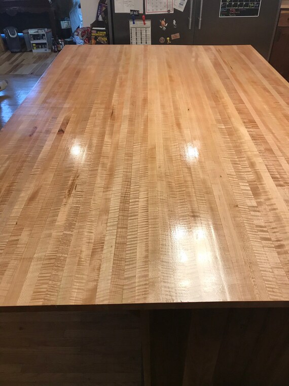 Custom Butcher Block Wood Countertops Etsy