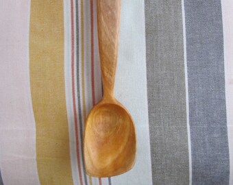 Cherry Spoon, Hand Carved and Handmade, Reclaimed Wood, Eating Spoon, Cooking spoon, Wooden Utensil, Great Gift, Made with Only Hand Tools