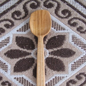 Cherry Spoon, Hand Carved and Handmade, Reclaimed Wood, Eating Spoon, Wooden Utensil, Great Gift, Made with Only Hand Tools