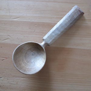 English Walnut, Hand Carved and Handmade, Reclaimed Wood, Scooping Spoon, Wooden Utensil, Great Gift, Made with Only Hand Tools