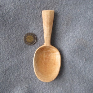 Birch Spoon, Hand Carved and Handmade, Reclaimed Wood, Spoon, Wooden Utensil, Great Gift, Made with Only Hand Tools