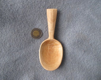 Birch Spoon, Hand Carved and Handmade, Reclaimed Wood, Spoon, Wooden Utensil, Great Gift, Made with Only Hand Tools