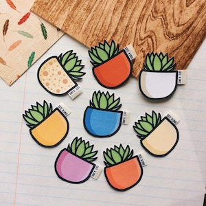 cactus succelent sticker pack semi waterproof sticker stickers laptop stickers aesthetic stickers cute sticker